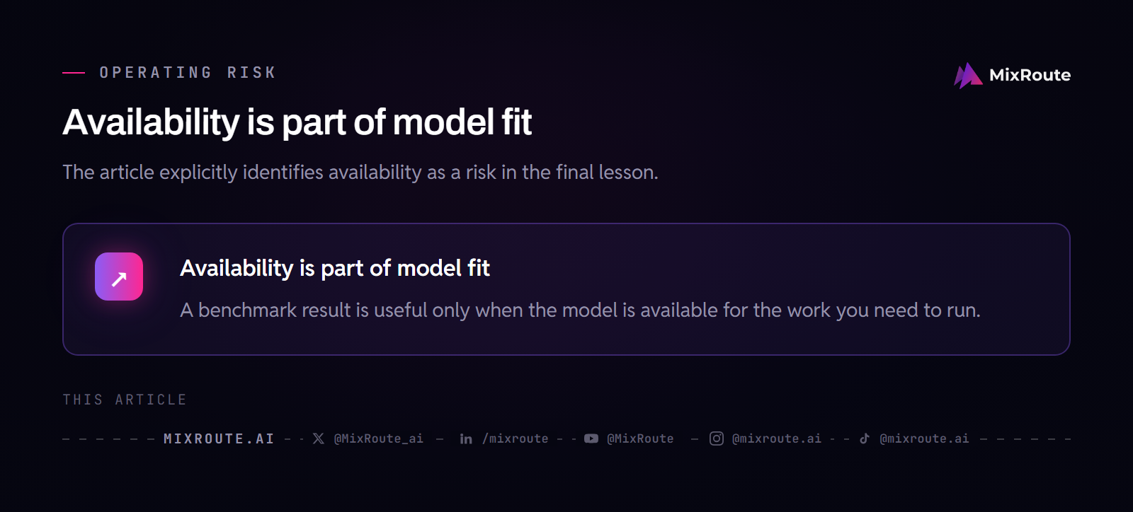 GLM 5.2 vs Opus 4.8 vs Fable 5: Which One Should You Actually Run? 4 Availability as an operating risk when choosing an AI model