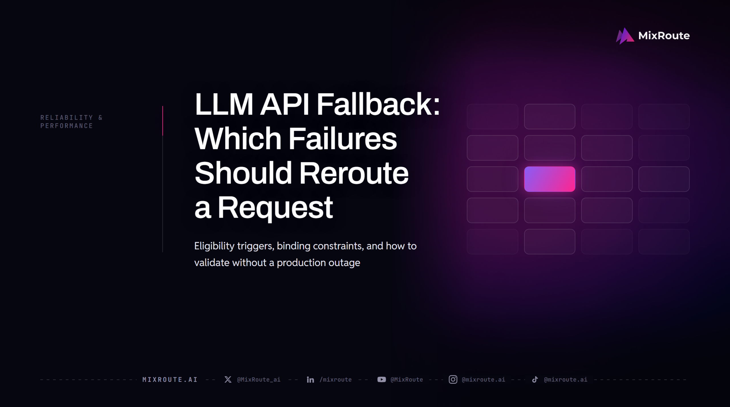 Cover for a guide to LLM API fallback design, eligibility triggers and stop conditions