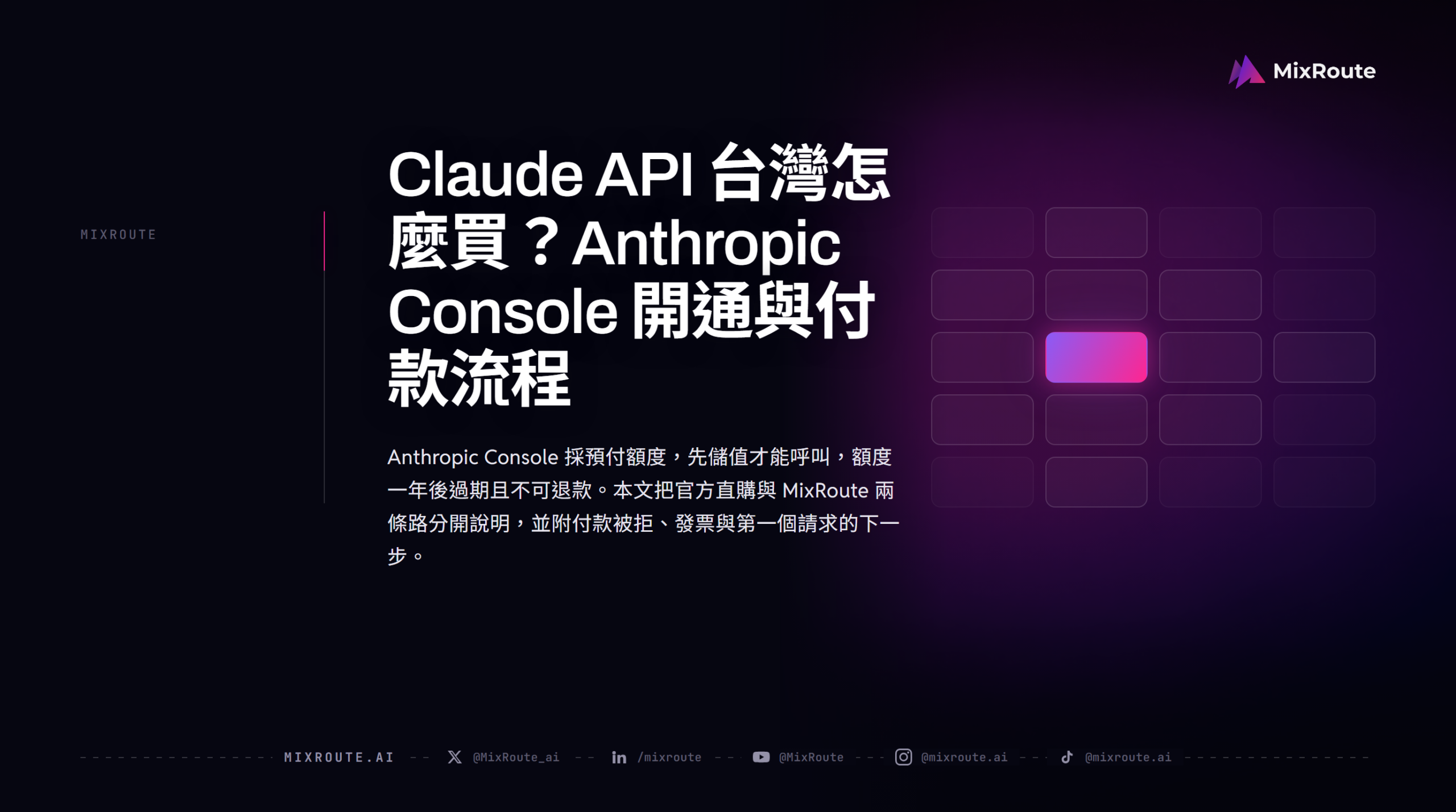 Claude API 台灣怎麼買？Anthropic Console 開通與付款流程
