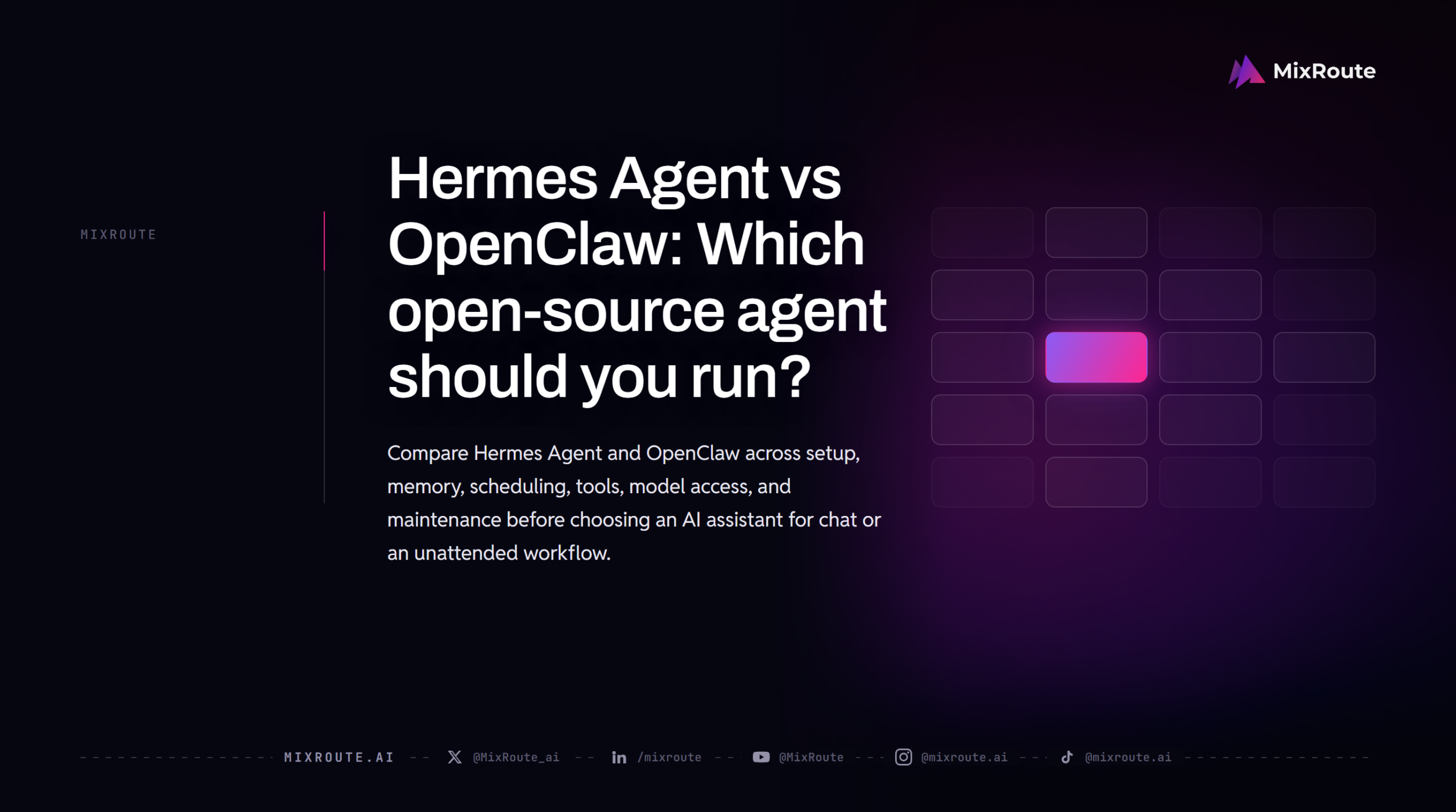 Hermes Agent vs OpenClaw: Which open-source agent should you run? 1 Hermes Agent vs OpenClaw: Which open-source agent should you run?