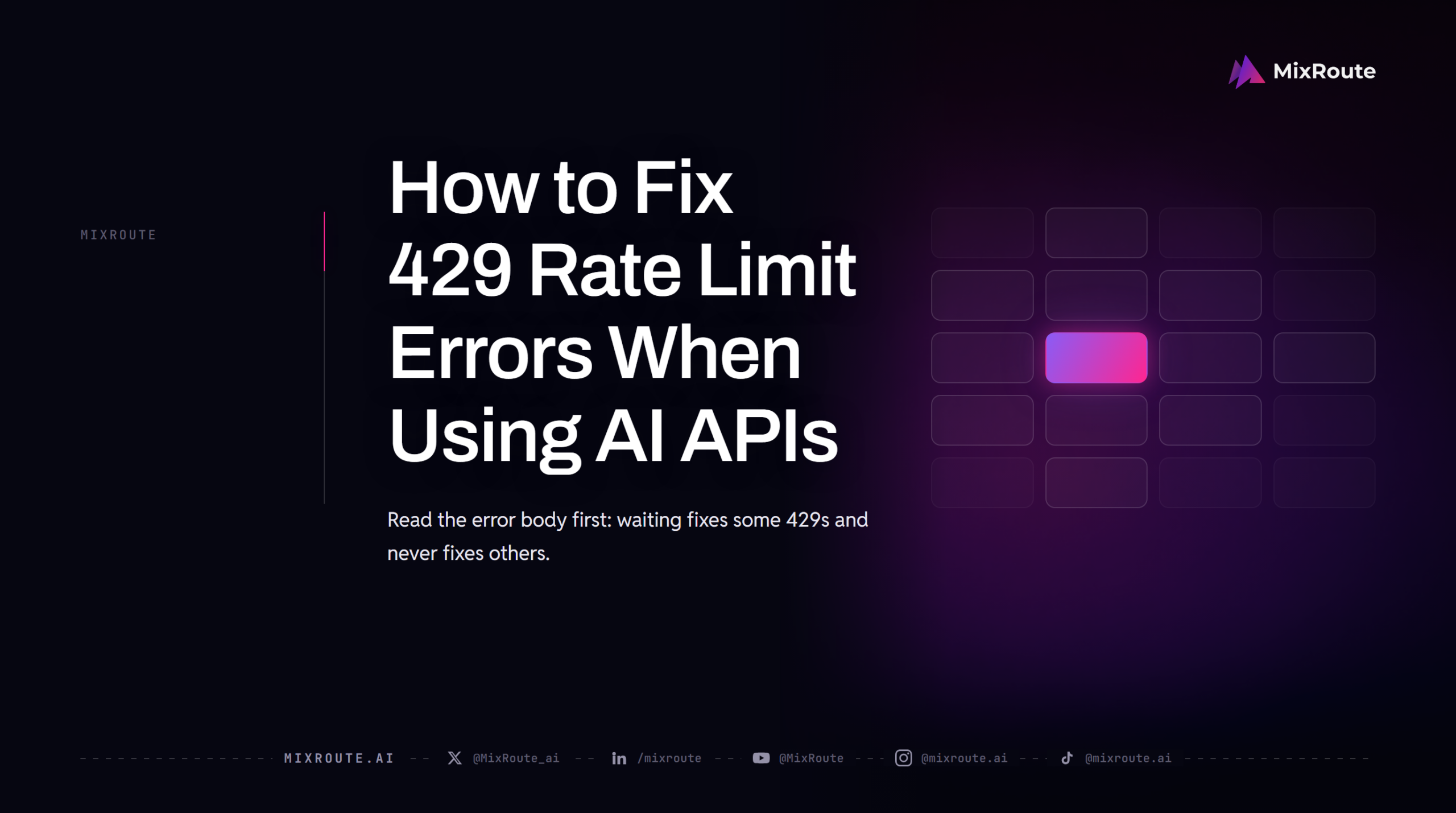 How to Fix 429 Rate Limit Errors When Using AI APIs