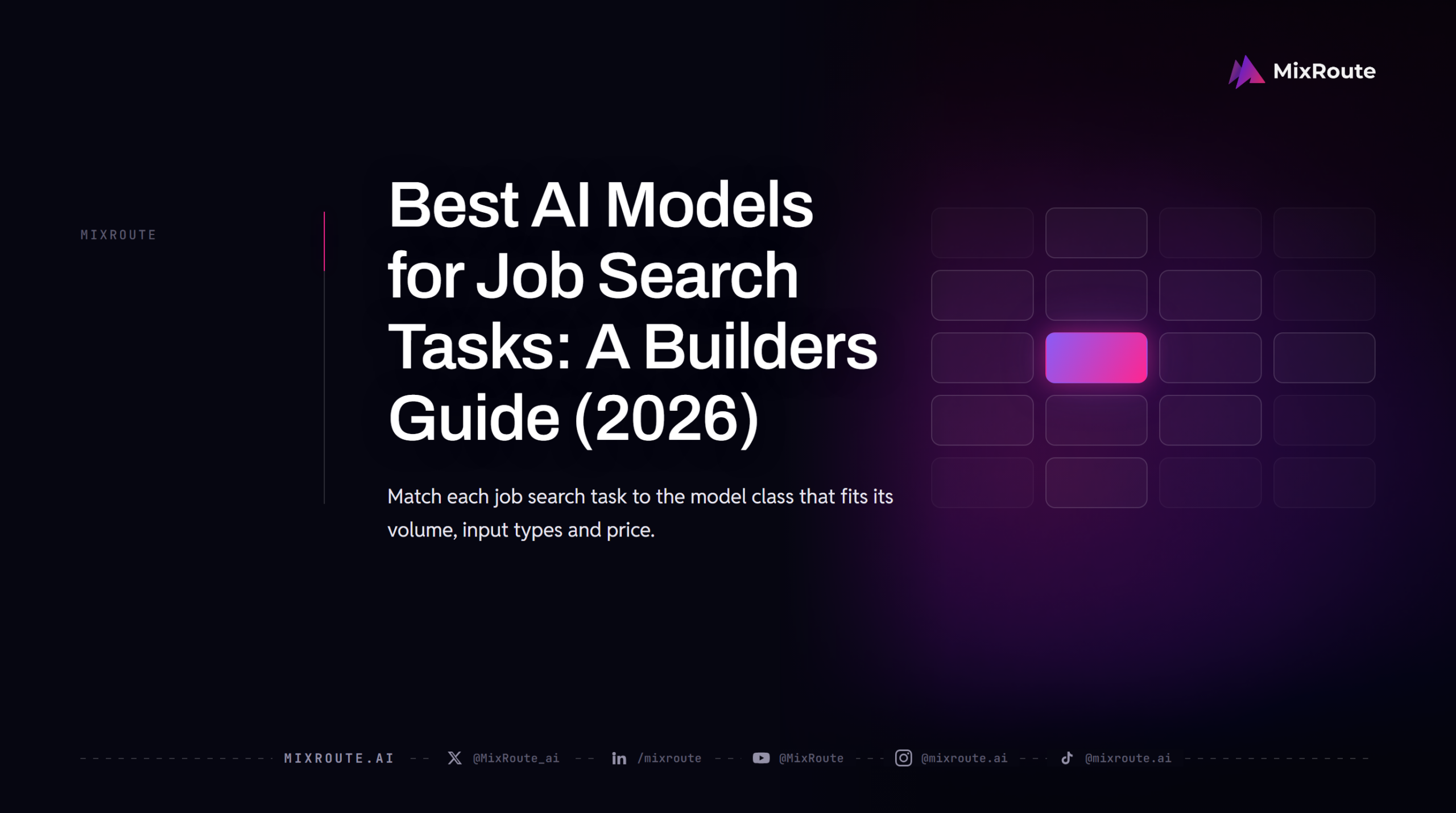 Best AI Models for Job Search Tasks: A Builders Guide (2026) 1 Best AI Models for Job Search Tasks: A Builders Guide (2026)