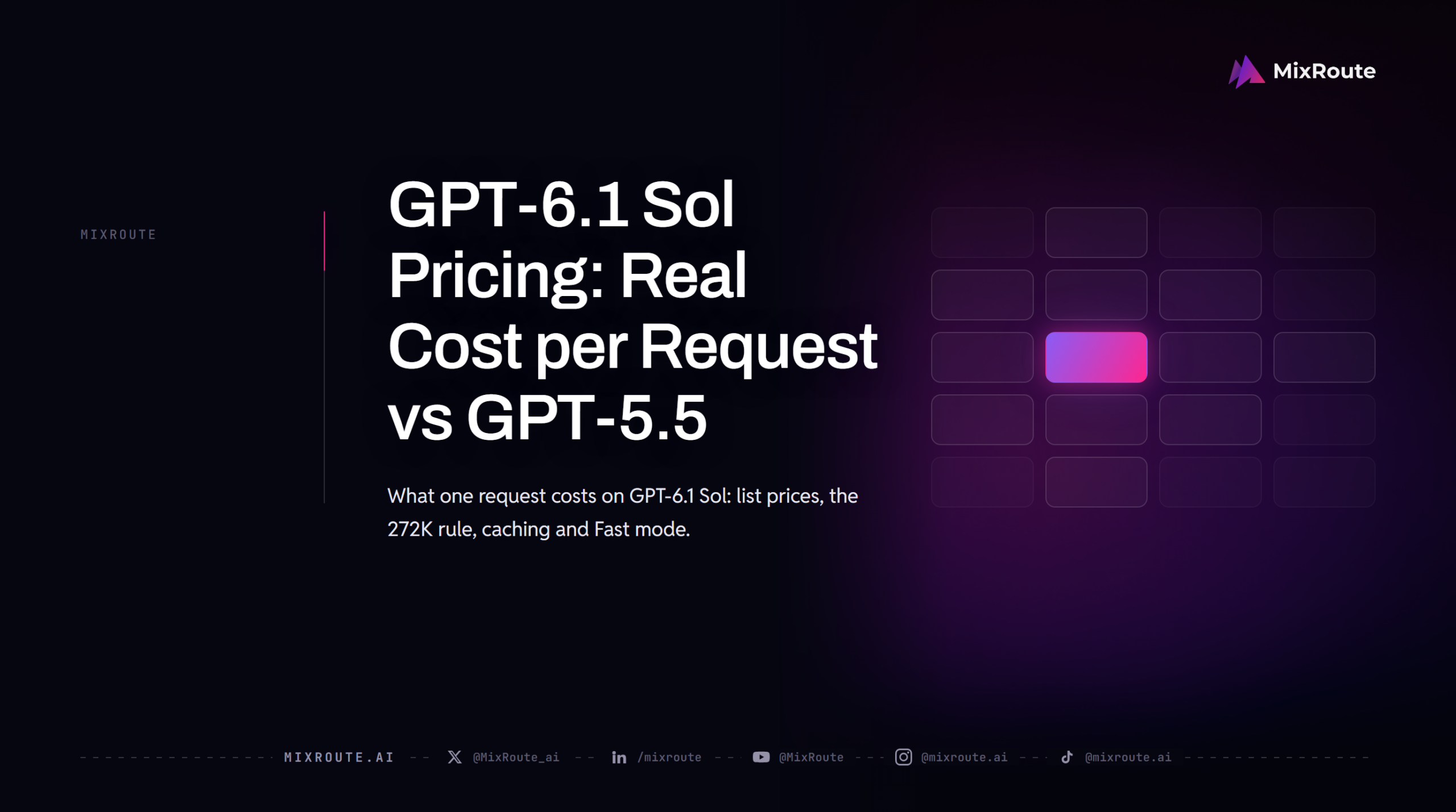 GPT-6.1 Sol Pricing: Real Cost per Request vs GPT-5.5 1 GPT-6.1 Sol Pricing: Real Cost per Request vs GPT-5.5