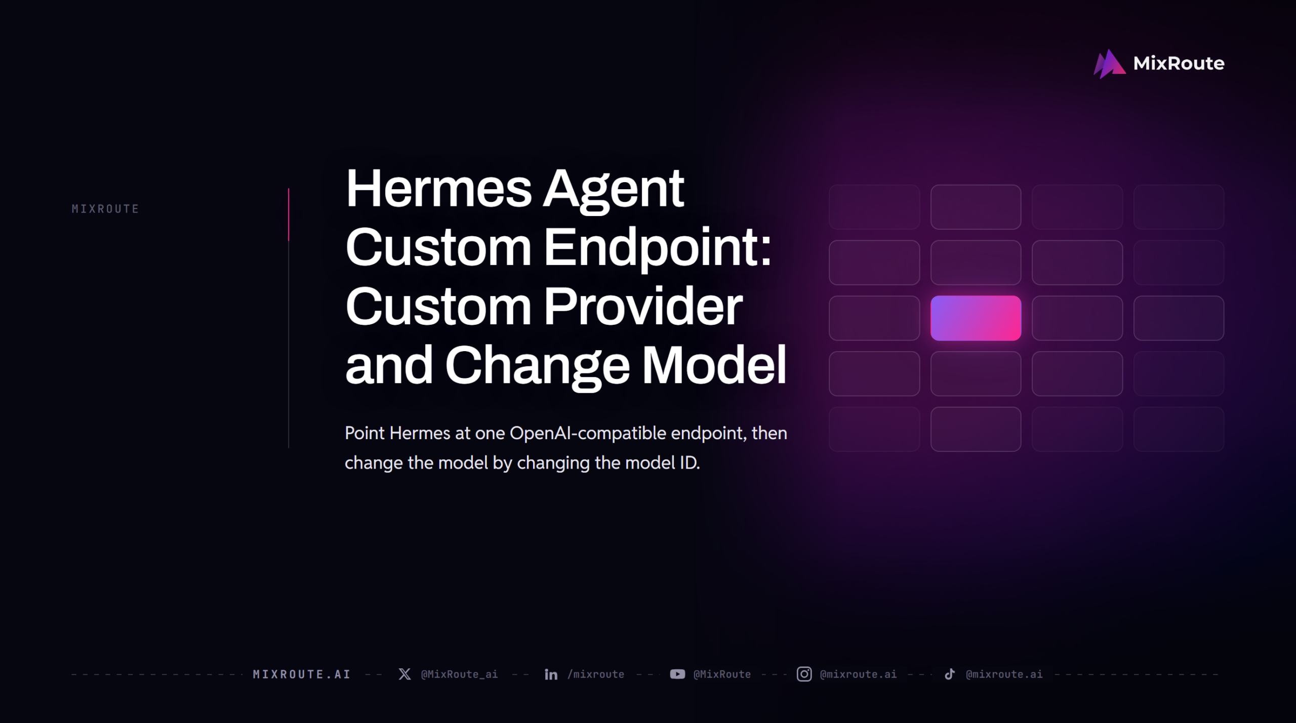 Hermes Agent Custom Endpoint: Custom Provider and Change Model