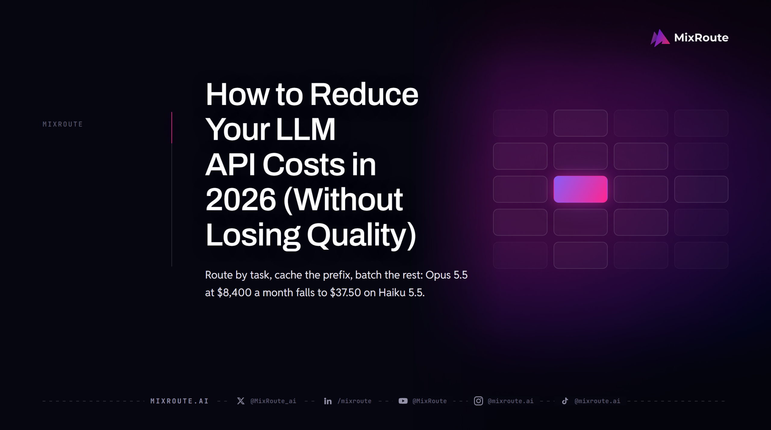 How to Reduce Your LLM API Costs in 2026 (Without Losing Quality)